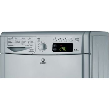 Indesit-Dryer-IDCE-8450-BS-H--UK--Silver-Control-panel