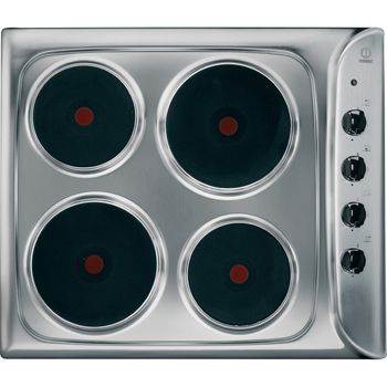 Indesit HOB PIM 604 (IX) GB Inox Solid Plate Frontal