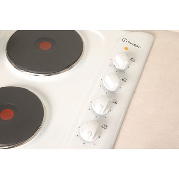 Indesit HOB PIM 604 (WH) GB White Solid Plate Lifestyle control panel