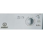 Indesit-Dryer-IDC-8T3-B-S--UK--Silver-Control-panel