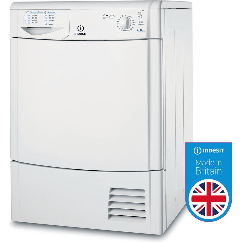 Freestanding Tumble Dryer Indesit IDC 75 B (UK)