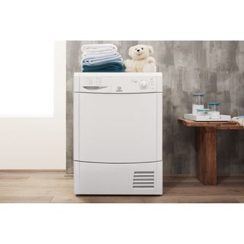 Indesit-Dryer-IDC-75-B--UK--White-Lifestyle-frontal