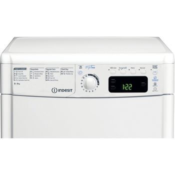 Indesit-Dryer-EDCE-85-B-TM--UK--White-Control-panel