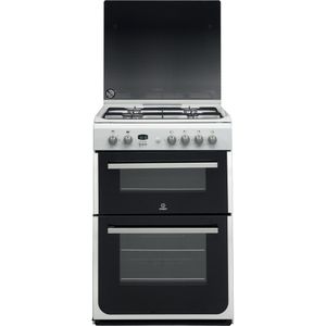 Gas freestanding double cooker: 60cm - DD60G2CG(W)/UK