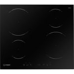 Indesit HOB VIS 640 C Black Induction vitroceramic Frontal