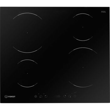 Indesit HOB VIS 640 C Black Induction vitroceramic Frontal