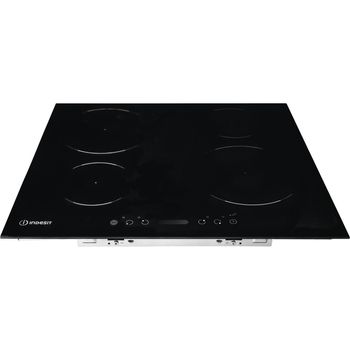 Indesit HOB VIS 640 C Black Induction vitroceramic Frontal top down