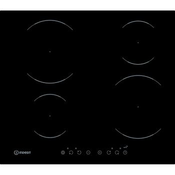 Indesit HOB VIA 640.1 C Black Induction vitroceramic Frontal