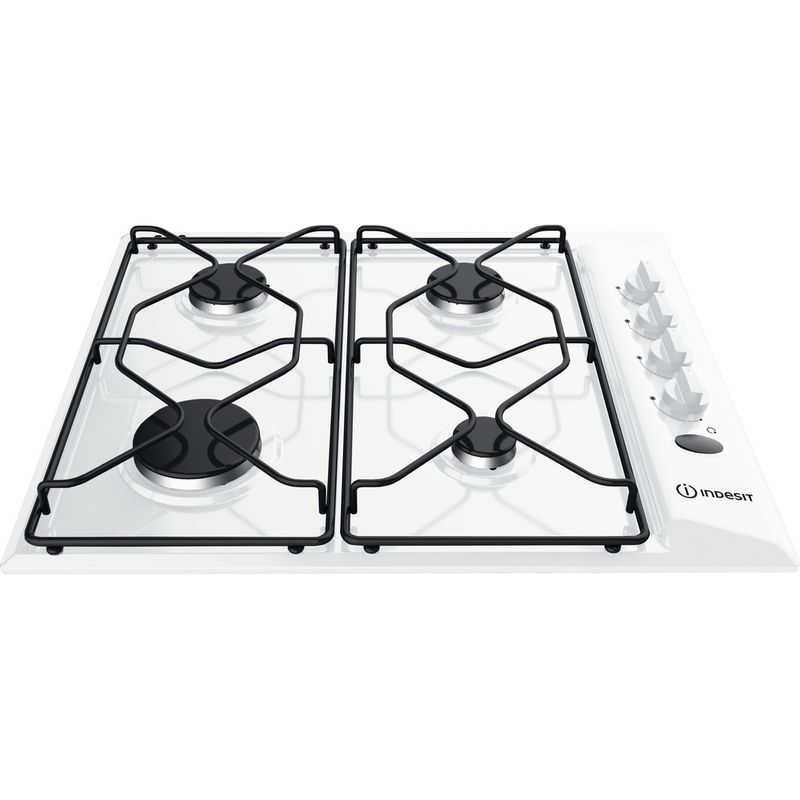 Indesit-HOB-PAA-642--I-WH--White-GAS-Frontal-top-down