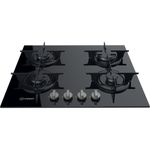 Indesit HOB PR 642 /I(BK) UK Black GAS Frontal top down