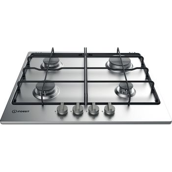 Indesit HOB THA 642 IX/I Inox GAS Frontal top down