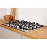 Indesit HOB THP 751 W/IX/I Inox GAS Lifestyle perspective