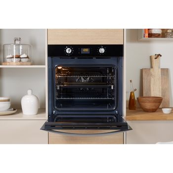 Indesit OVEN Built-in IFW 4841 C BL UK Electric A+ Lifestyle frontal open