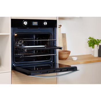 Indesit OVEN Built-in IFW 4841 C BL UK Electric A+ Lifestyle perspective open