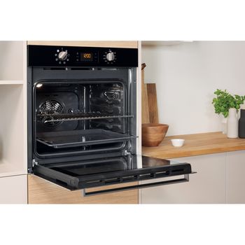 Indesit-OVEN-Built-in-IFW-6340-BL-UK-Electric-A-Lifestyle-perspective-open