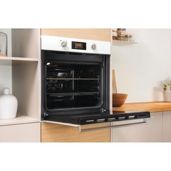 Indesit OVEN Built-in IFW 6340 WH UK Electric A Lifestyle perspective open