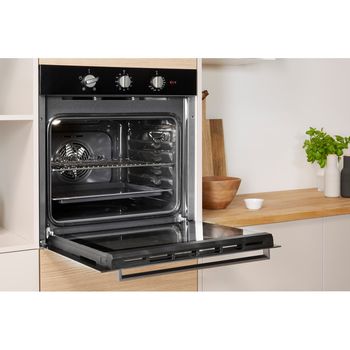 Indesit OVEN Built-in IFW 6330 BL UK Electric A Lifestyle perspective open