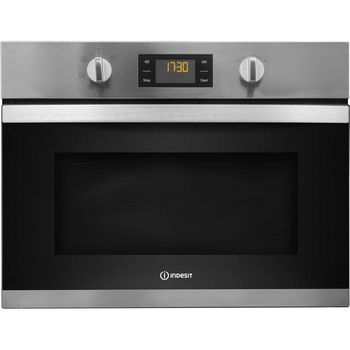 Indesit Microwave Built-in MWI 3443 IX UK Stainless steel Electronic 40 MW+Grill function 900 Frontal