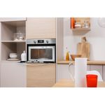 Indesit Microwave Built-in MWI 3443 IX UK Stainless steel Electronic 40 MW+Grill function 900 Lifestyle perspective open