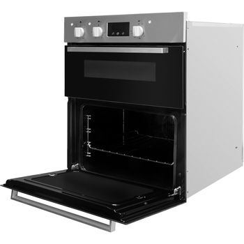 Indesit Double oven IDU 6340 IX Inox B Perspective open