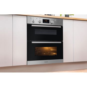 Indesit Double oven IDU 6340 IX Inox B Lifestyle perspective