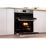 Indesit Double oven IDU 6340 IX Inox B Lifestyle perspective open