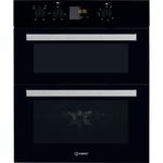 Indesit Double oven IDU 6340 BL Black B Frontal