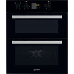 Indesit-Double-oven-IDU-6340-BL-Black-B-Frontal