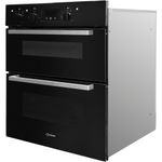 Indesit-Double-oven-IDU-6340-BL-Black-B-Perspective