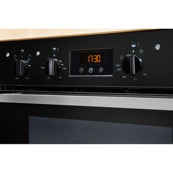 Indesit Double oven IDU 6340 BL Black B Lifestyle control panel