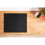 Indesit HOB VID 641 B C Black Induction vitroceramic Lifestyle frontal