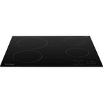 Indesit HOB RI 161 C Black Radiant vitroceramic Frontal top down