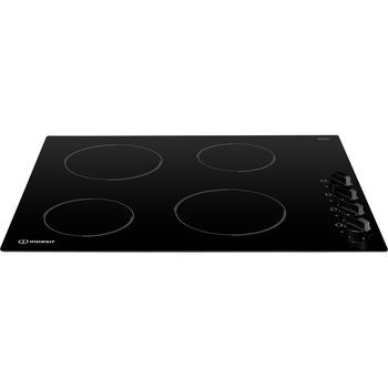 Indesit HOB RI 860 C Black Radiant vitroceramic Frontal top down