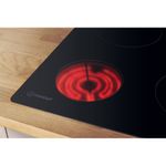 Indesit HOB RI 860 C Black Radiant vitroceramic Lifestyle detail