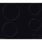 Indesit HOB AAR 160 C Black Radiant vitroceramic Frontal