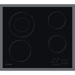 Indesit HOB RI 261 X Black Radiant vitroceramic Frontal