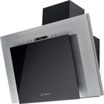 Indesit HOOD Built-in IHVP 6.4 LL K Black Wall-mounted Electronic Perspective