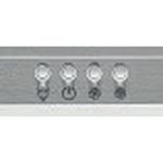 Indesit HOOD Built-in IHPC 9.4 LM X Inox Wall-mounted Mechanical Control panel