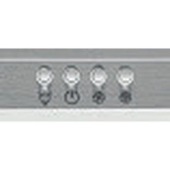 Indesit HOOD Built-in IHPC 9.4 LM X Inox Wall-mounted Mechanical Control panel