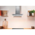 Indesit HOOD Built-in IHF 6.5 LM X Inox Wall-mounted Mechanical Lifestyle frontal