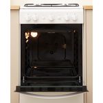 Indesit Cooker IS5G1KMW/U White GAS Lifestyle frontal open