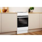 Indesit-Cooker-IS5G1KMW-U-White-GAS-Lifestyle-perspective