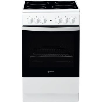 Indesit Cooker IS5V4KHW/UK White Electrical Frontal