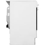 Indesit Cooker IS5V4KHW/UK White Electrical Back / Lateral