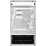 Indesit Cooker IS5G1PMSS/UK Silver painted GAS Back / Lateral