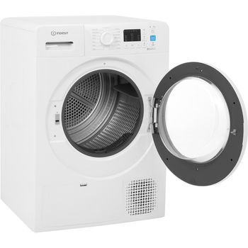 Indesit Dryer YT M10 71 R UK White Perspective open