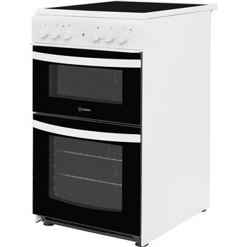 Indesit-Double-Cooker-ID5V92KMW-UK-White-A-Vitroceramic-Perspective