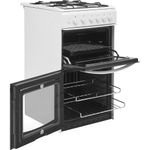 Indesit-Double-Cooker-ID5G00KCW-UK-White-A--Enamelled-Sheetmetal-Perspective-open