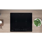 Indesit HOB IB 88B60 NE Black Induction vitroceramic Lifestyle frontal