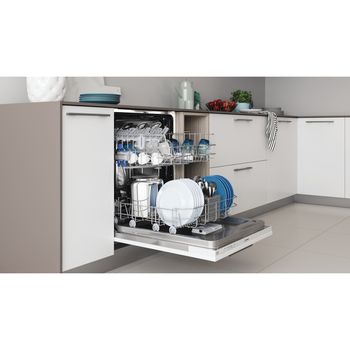 Indesit Dishwasher Built-in DIE 2B19 UK Full-integrated F Lifestyle perspective open